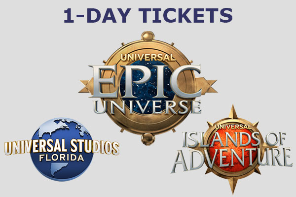 Universal Orlando 1 Day Tickets